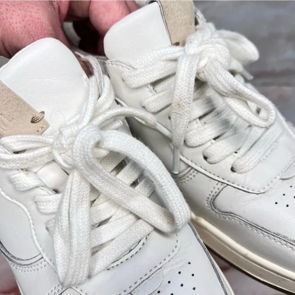 Madewell Court Sneakers Shoes Colorblock Leather and Suede 9 - Picture 8 of 9